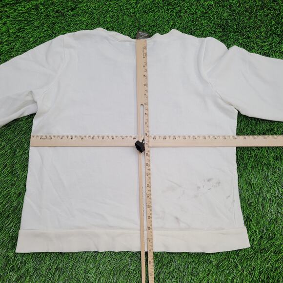 Bob-Marley Cropped Sweatshirt Women Large 20x21 Reggae White - Picture 7 of 15